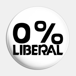 0% liberal Pin