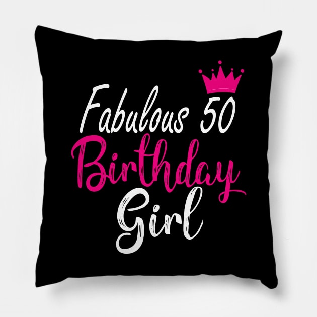 50th birthday Pillow by creativeKh