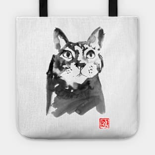 stunned cat Tote