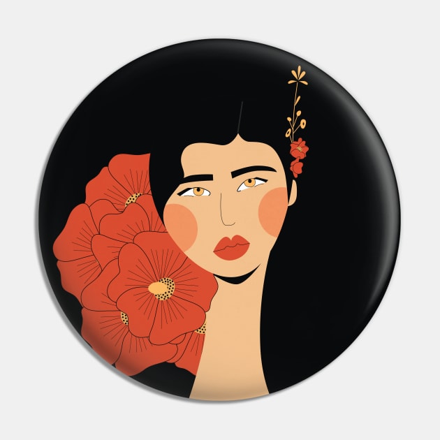 Hibiscus Beauty Pin by damppstudio