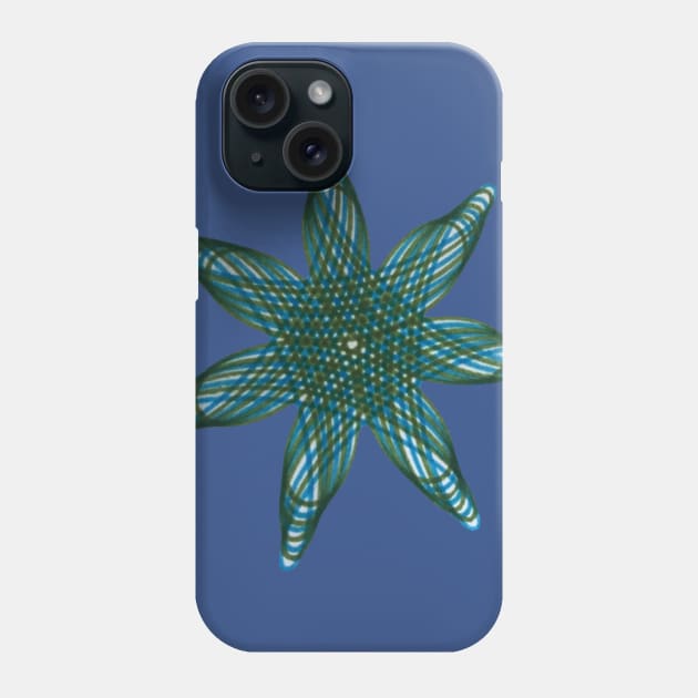 Spirograph Sea | Stars Phone Case by Travelling_Alle