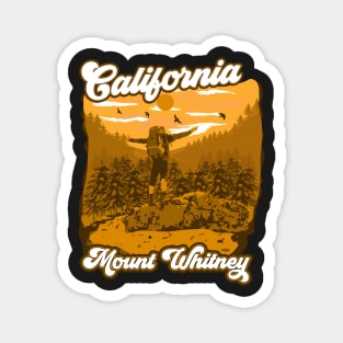 Hiking Mount Whitney California Magnet