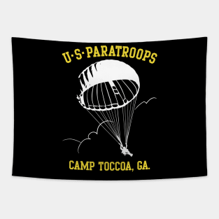 Mod.4 United States Paratroopers Camp Toccoa Tapestry