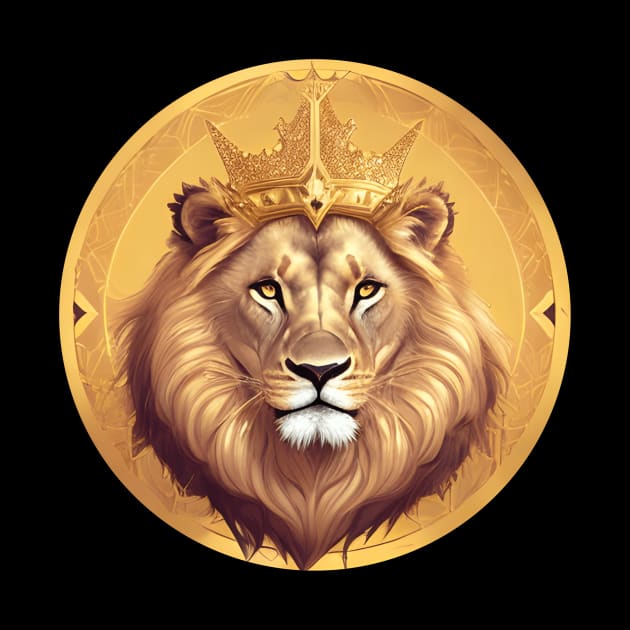 Regal Lion with Crown no.10 by Donperion