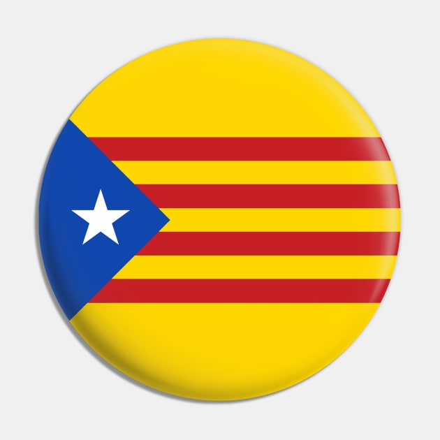 Catalonia Flag Pin by Neon-Light