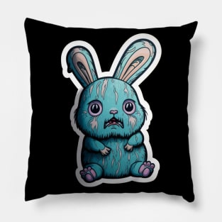 Spooked Bunny Pillow