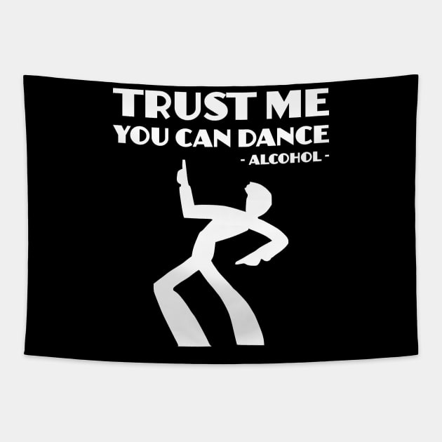 Trust me you can dance Tapestry by All About Nerds