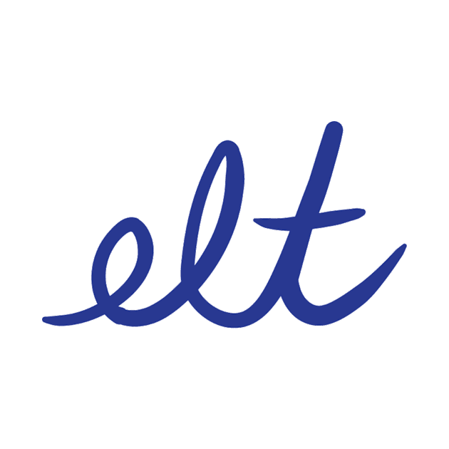 ELT Clothing Cursive Logo Blue | Pockey by ELTClothing