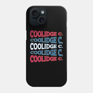 NATIONAL TEXT ART COOLIDGE Phone Case