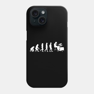 Funny Drummer Evolution Of Man And Drumming Phone Case