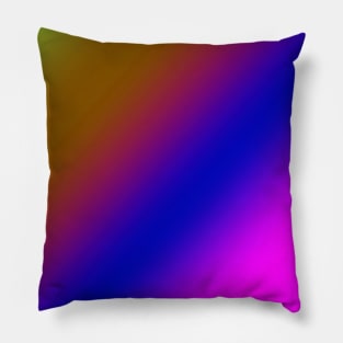 Pink blue green abstract art Pillow