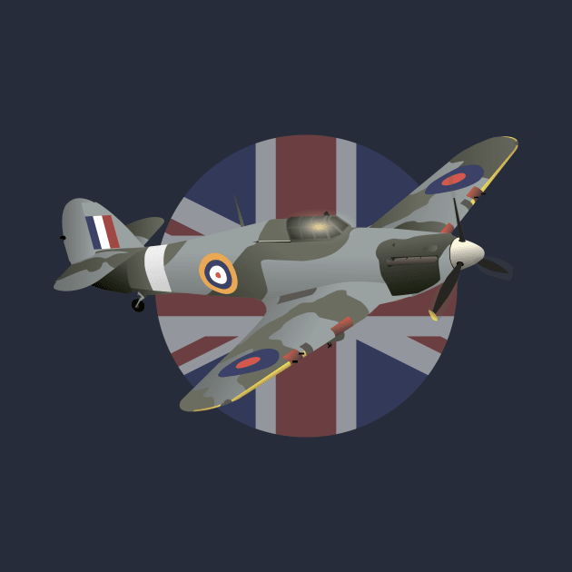 British Hawker Hurricane Fighter Aircraft by NorseTech