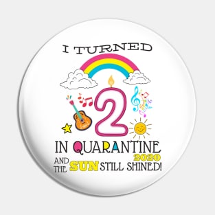 Quarantine 2nd Birthday 2020 Pin