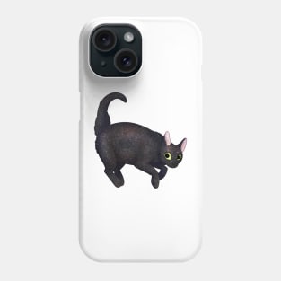 Cozy Big Black Cat Phone Case