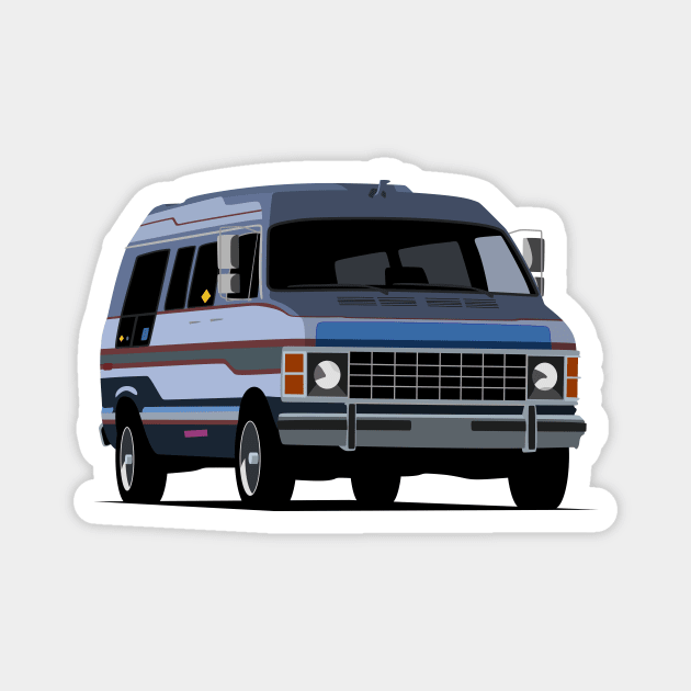 Dodge B250 Magnet by TheArchitectsGarage