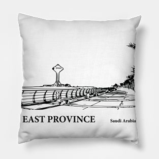 East Province - Saudi Arabia Pillow