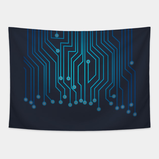 circuit board Tapestry by s4rt4