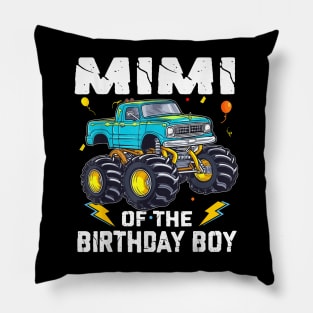 Mimi Of The Birthday Boy Monster Truck Bday Family Pillow