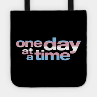 Trans Pride / One Day at a Time Logo Tote