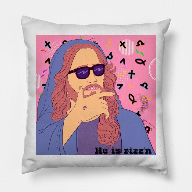 G Rizz Pillow by Meowlentine