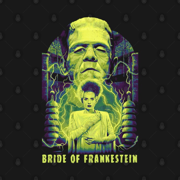 Bride of Frankestein Classic Horror by OrcaDeep