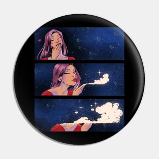 Air Kisses Pin