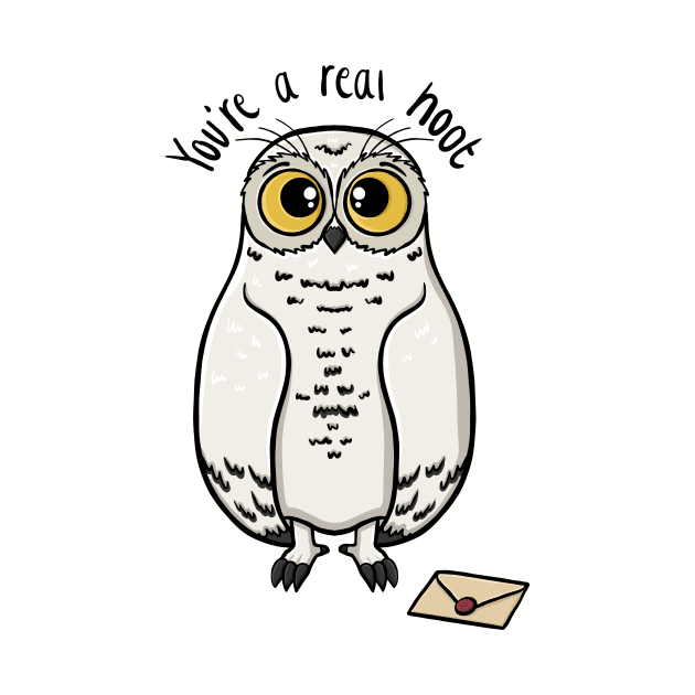 You're a real hoot Owl Digital Illustration by AlmightyClaire