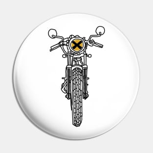 Biker (Bright Color) Pin