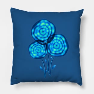 Blue beetroot Pillow