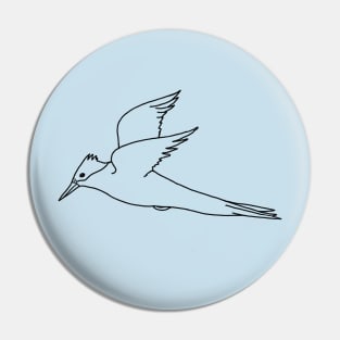 Flying Birdie Pin