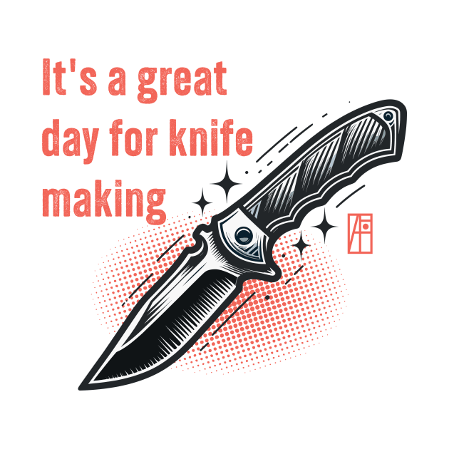 It's a Great Day for Knife Making - Knife enthusiast - I love knife - Fishing knife by ArtProjectShop