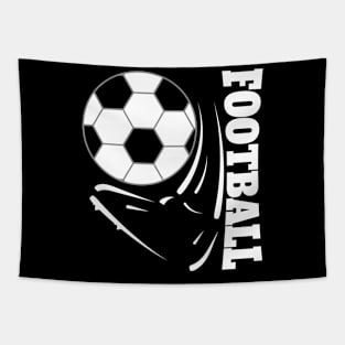 Football Foot - White Tapestry