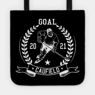 Goal Caufield Funny Hockey Tote