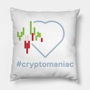 Crypto heartbeat Pillow