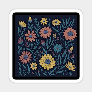 floral pattern deign Magnet