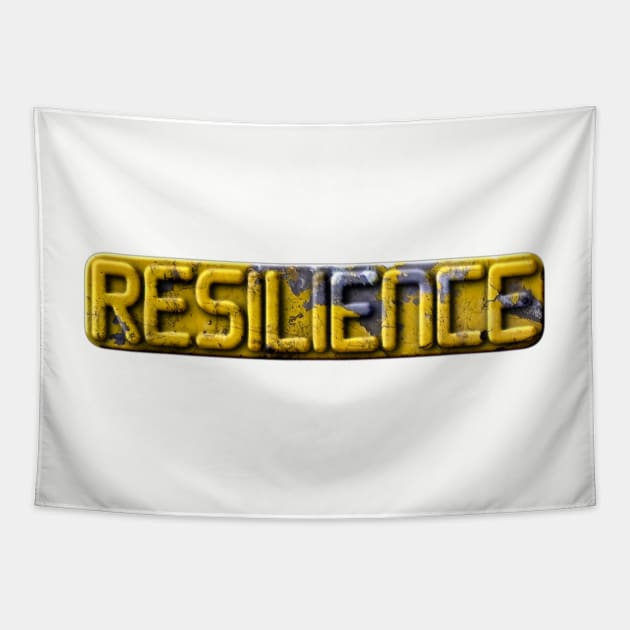 Resilience Sticker Tapestry by anacarminda