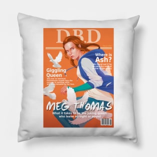 Dead by Daylight Magazine Cover - Meg Thomas Pillow