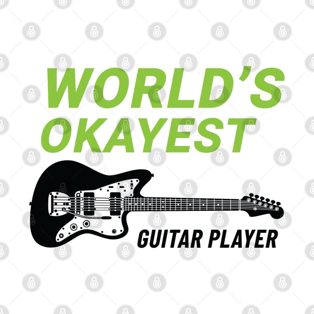 World's Okayest Guitar Player Offset Style Electric Guitar Light Theme by nightsworthy