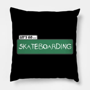 Detention - Skateboard Sticker Spoof Pillow