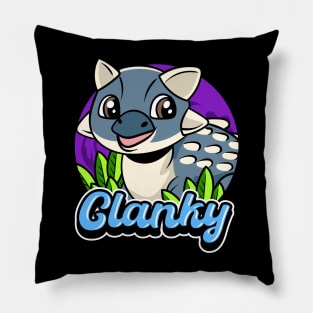 Cute Ankylosaurus Dino Cartoon Pillow