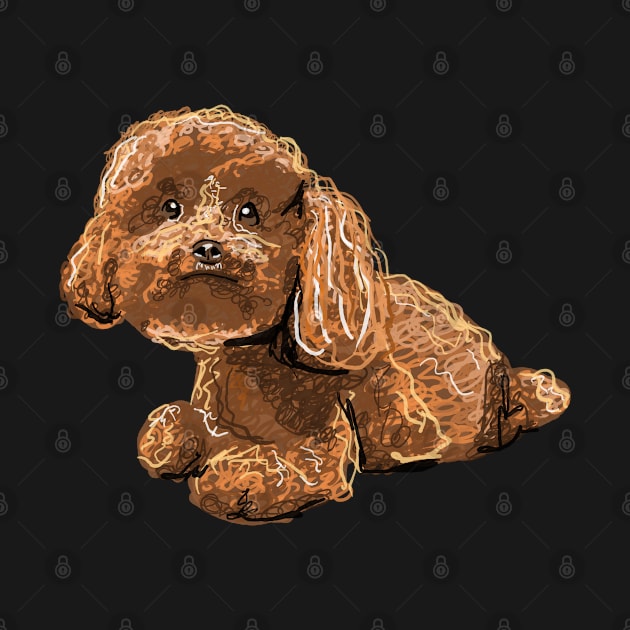 Poodle by Pixelated Dino