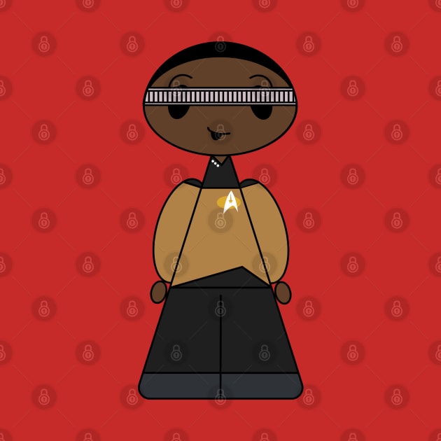 Comicones #45 - Geordi LaForge by Official Comicones