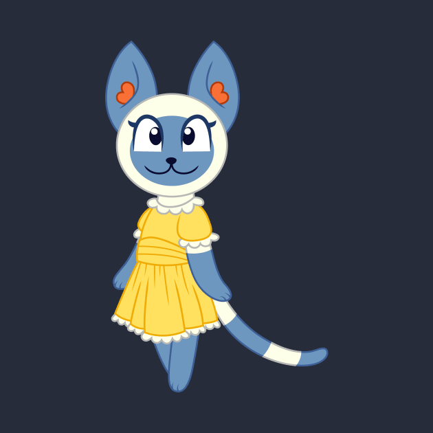 Mitzi in a yellow dress by CloudyGlow