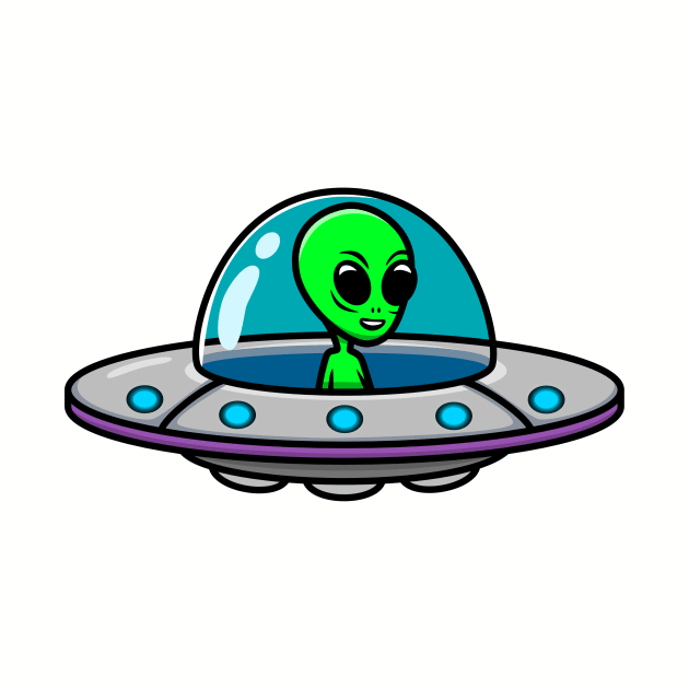 UFO and Alien by FXguy