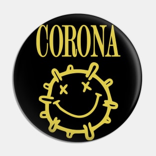 Corona Cartoon Pin