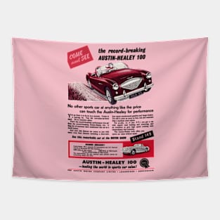 AUSTIN HEALEY 100 - advert Tapestry