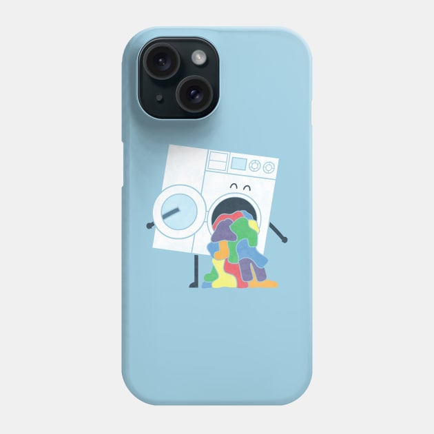 Laundry Day Phone Case by HandsOffMyDinosaur