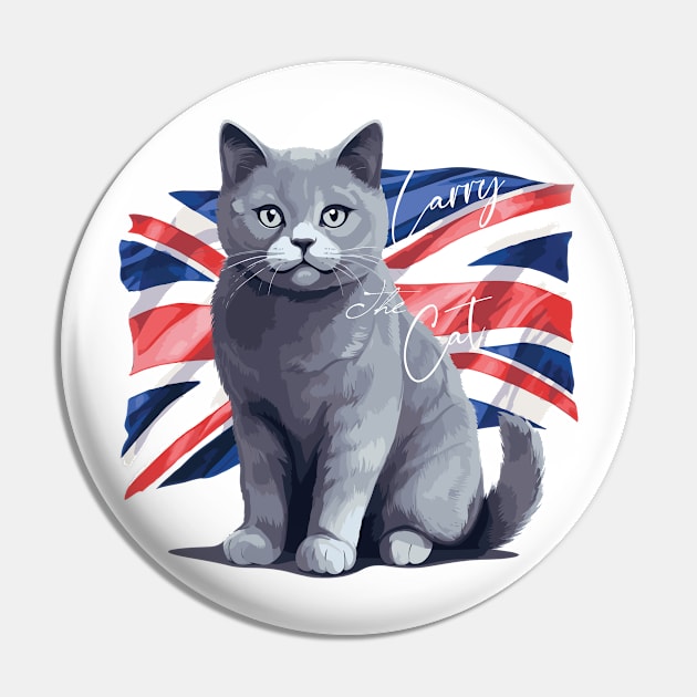 Larry The Cat Pin by ArtRoute02