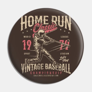 Home Run Classic Vintage Baseball Championship World League Pin