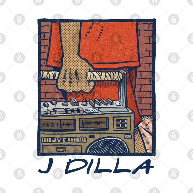 J Dilla / Retro Fan Art Design by DankFutura